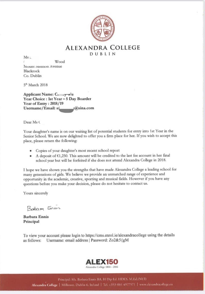 Alexandra College Dublin