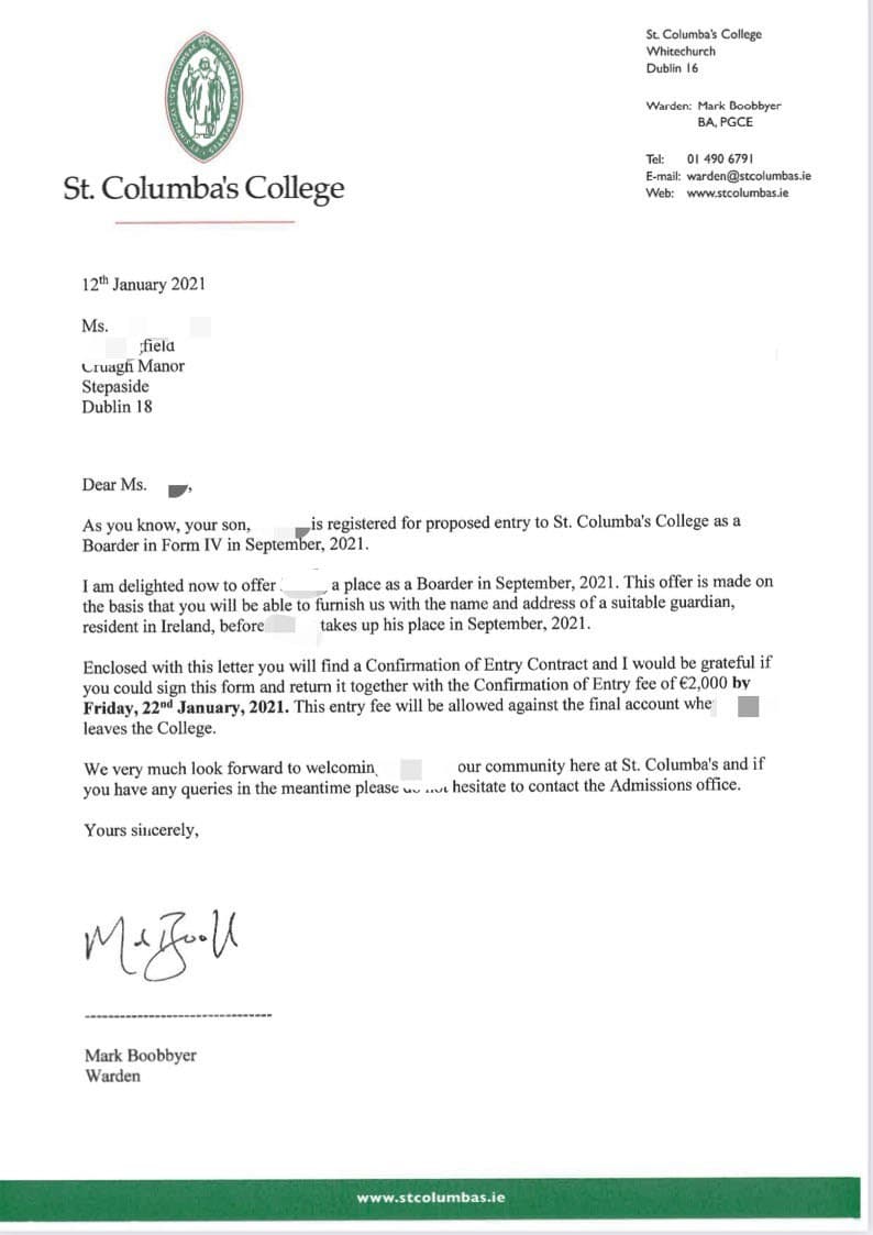 St Columba's College